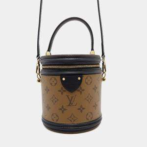 Louis Vuitton Noir Monogram Reverse Canvas Cannes Shoulder Bag