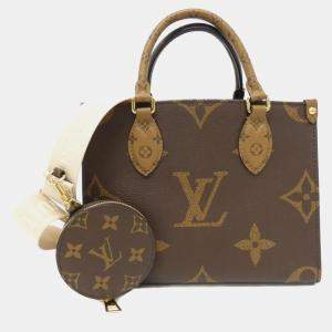 Louis Vuitton Brown Monogram Giant Canvas OnTheGo PM Tote Bag