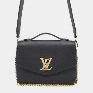 Louis Vuitton Black Leather Oxford Lockme Shoulder Bag