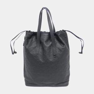 Pre Owned Louis Vuitton Black Leather Monogram Shadow Helmet Bag