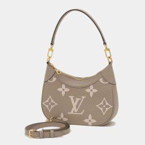 Louis Vuitton Tourterelle Monogram Empreinte Leather Bagatelle Shoulder Bag