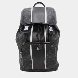 Louis Vuitton Black Monogram Eclipse Hiroshi Fujiwara Fragment Flash Backpack