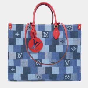 Louis Vuitton Denim Monogram OnTheGo GM Tote