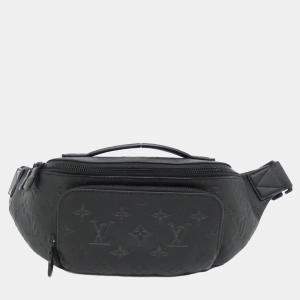 Louis Vuitton Black Monogram Shadow Leather Bum Bag