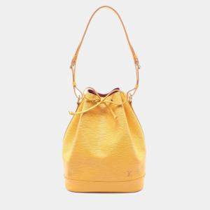 Louis Vuitton Yellow Epi Leather Noe Drawstring Shoulder Bag