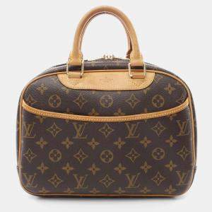 Louis Vuitton Brown Monogram Canvas Trouville Handbag