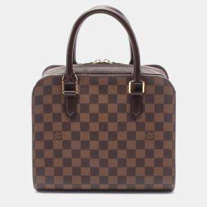 Pre Owned Louis Vuitton Brown Damier Ebene Triana Handbag