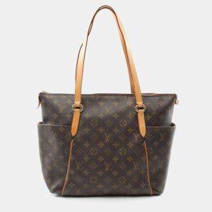 Louis Vuitton Brown Monogram Leather Totally MM Tote Bag
