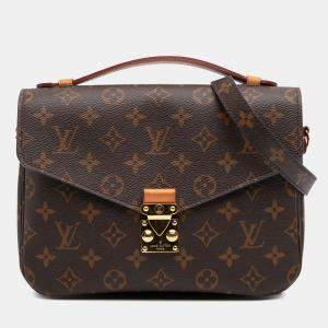 Louis Vuitton Brown Monogram Pochette Metis