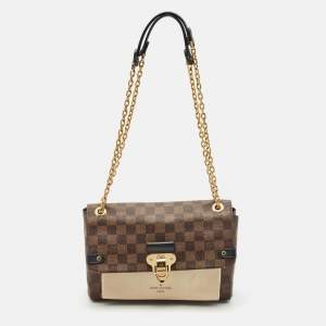 Louis Vuitton Creme Damier Ebene Canvas Vavin PM Bag