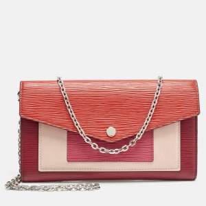 Louis Vuitton Multicolor Epi Leather Wallet On Chain
