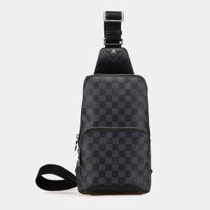 Louis Vuitton Black Damier Graphite Avenue Sling