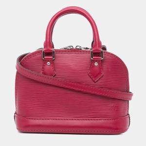 Louis Vuitton Pink Epi Alma BB