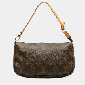 Louis Vuitton Brown Monogram Pochette Accessoires Handbag