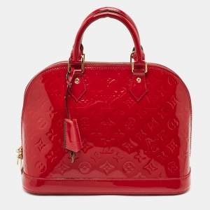 Louis Vuitton Indian Rose Monogram Vernis Alma PM Bag