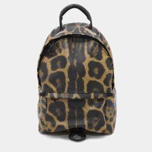 Louis Vuitton Noir/Beige Animal Print PM Palm Springs Backpack