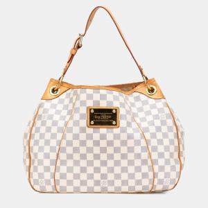 Louis Vuitton White Damier Azur Galliera PM