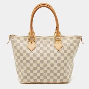 Louis Vuitton Damier Azur Canvas Saleya PM Bag