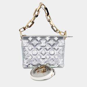 Louis Vuitton Silver Leather Cusant BB bag