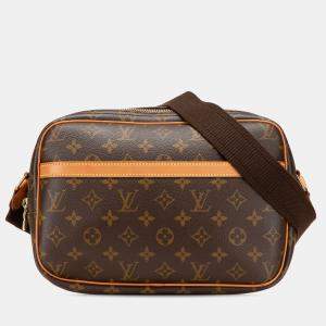 Louis Vuitton Brown Monogram Reporter PM