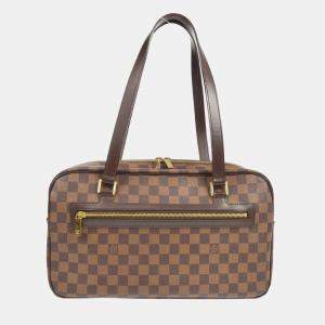 Louis Vuitton Brown Damier Ebene Canvas Cite GM Handbag