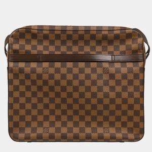 Pre Owned Louis Vuitton Brown Damier Ebene Canvas Dorsoduro Shoulder Bag