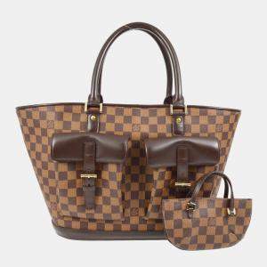 Pre Owned Louis Vuitton Damier Manosque Gm Tote Bag