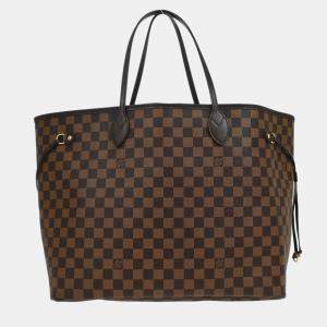 Louis Vuitton Brown Damier Neverfull GM Tote Bag