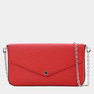 Louis Vuitton Red Epi Pochette Felicie