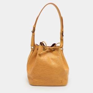 Louis Vuitton Tassil Yellow Epi Leather Petit Noe Bag