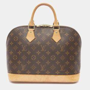 Louis Vuitton Alma Pm Handbag Monogram Canvas Leather  Lv
