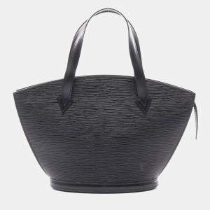 Louis Vuitton Saint Jacques Hand Shoulder Bag Epi Leather Noir Lv