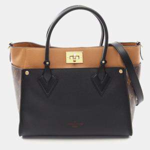 Louis Vuitton On My Side Mm Hand Shoulder Crossbody Bag Monogram Leather