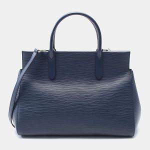 Louis Vuitton Navy  Epi Leather Marley MM Handbag