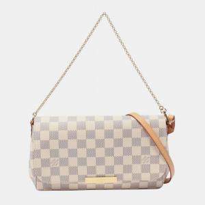 Louis Vuitton  Damier Azur Favorit MM Handbag