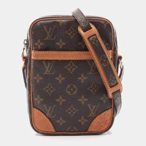 Pre Owned Louis Vuitton Brown Monogram Canvas Danube Crossbody Bag