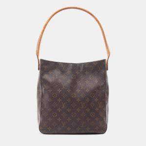 Louis Vuitton Brown Monogram Canvas Looping GM Shoulder Bag