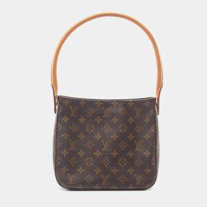 Louis Vuitton Brown Monogram Canvas Looping MM Shoulder Bag
