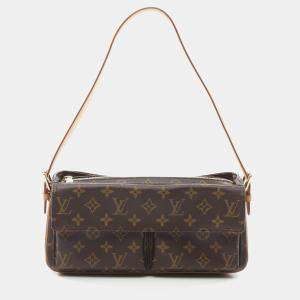 Louis Vuitton Brown Monogram Canvas MM Vivacite Shoulder Bag