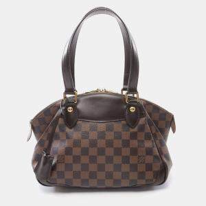 Louis Vuitton Brown Damier Ebene Canvas PM Verona Shoulder Bag