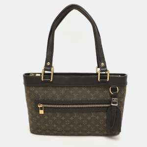 Louis Vuitton Khaki Green Monogram Mini Lin Lucille PM Bag
