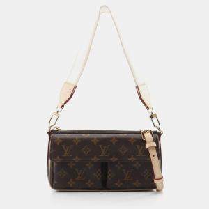 Louis Vuitton Brown Coated Canvas Vivacite Shoulder Bag