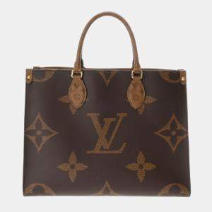 Louis Vuitton Brown Monogram Canvas Reverse OnTheGo MM Handbag