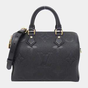 Louis Vuitton Monogram Empreinte Speedy Bandouliere 25 Boston Bag