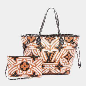 Louis Vuitton Limited Edition Crafty Monogram Giant MM Neverfull MM Tote Bag 