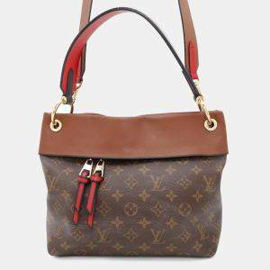 Pre Owned Louis Vuitton Brown Monogram Tuileries Besace Shoulder Bag
