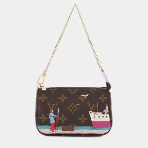 Louis Vuitton Brown/Multicolor Monogram Canvas Mini Pochette Accessoires Atlantic Cruises Shoulder Bag