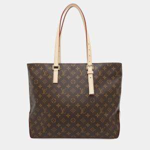 Pre Owned Louis Vuitton Beige Monogram Canvas Mezzo Shoulder Bag