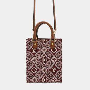 Louis Vuitton Bordeaux Monogram Jacquard Canvas Since 1854 Petit Sac Plat Tote Bag