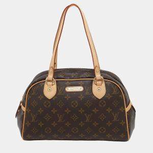 Louis Vuitton Brown Monogram Canvas PM Montorgueil Shoulder Bag